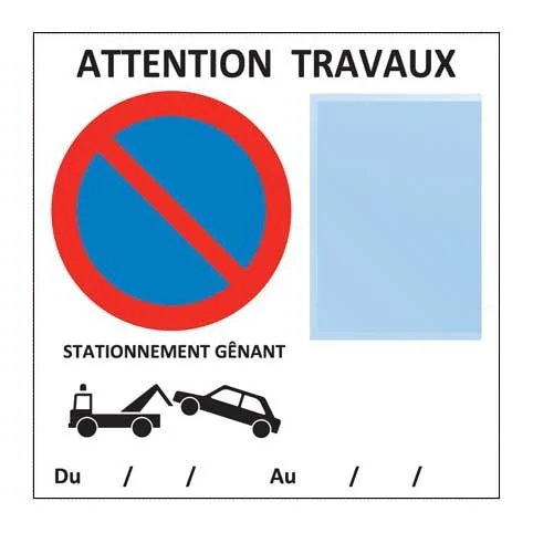 Panneaux pour arrêté avec pochette_0