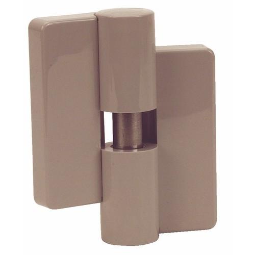 PAUMELLE EN NYLON - POUR CLOISON MODULAIRE - GRIS - DROITE - TB 78 NORMBAU