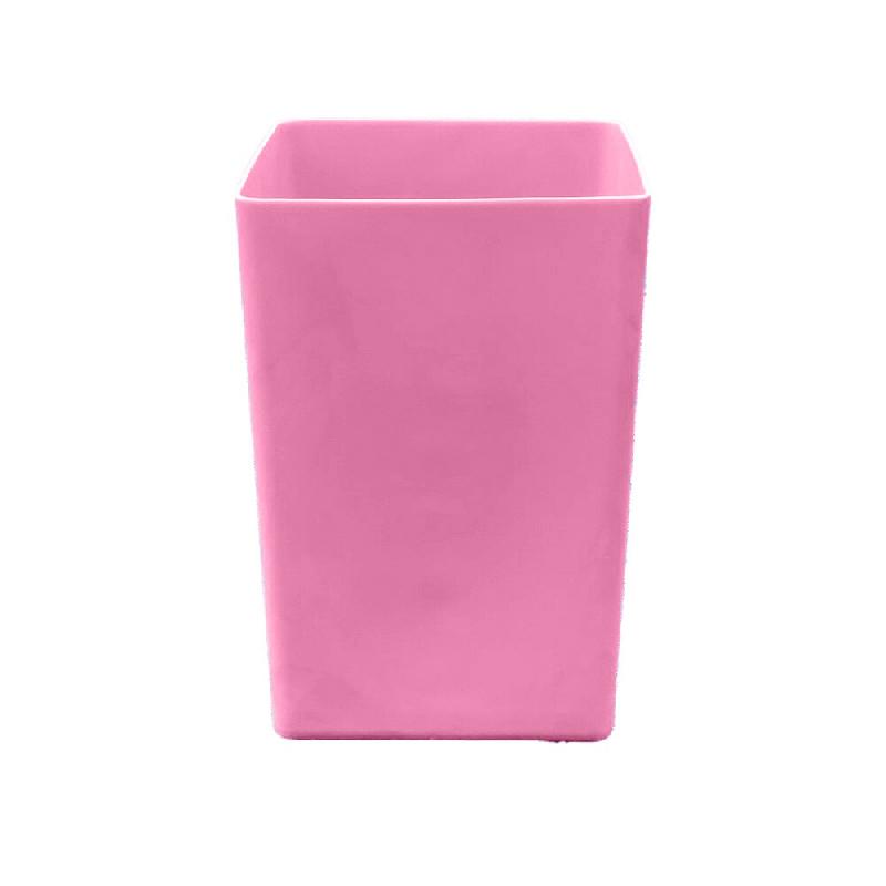 PLAST'UP ROTOMOULAGE Pot de fleur carré suerte 109l - ROSE - rose plastique 0750122554539_0