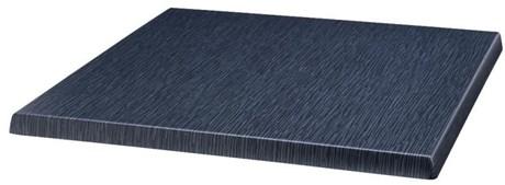 PLATEAU DE TABLE STYLE CARRÉ ZEBRA GRIS 70 X 70 CM