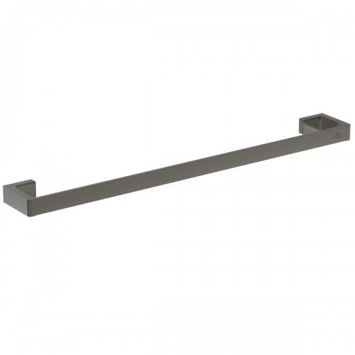 PORTE-SERVIETTES MURAL - 1 BARRE - CONCA - GRIS MAGNÉTIQUE IDEAL STANDARD