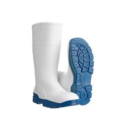 Portwest - Bottes imperméables pour industrie alimentaire en PU WELLINGTON S4 Blanc / Bleu Taille 47 - 47 blanc matière synthétique 5036108355471_0