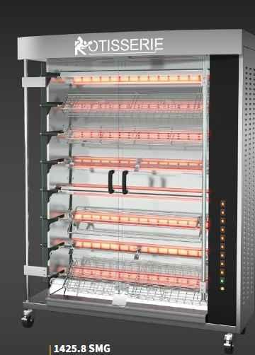 Rôtissoire électrique 8 broches 40/48 poulets ROTISOL 1425-8SME_0
