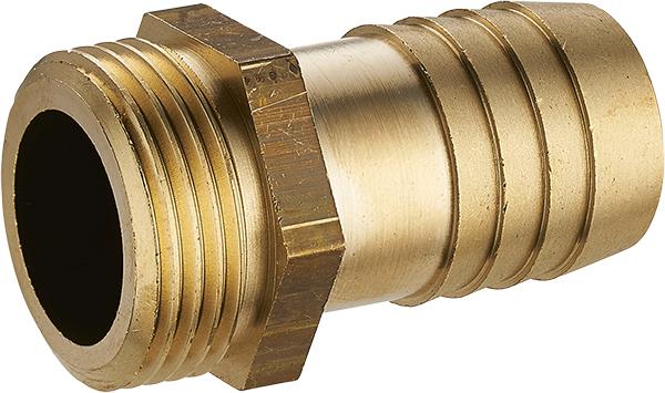 Raccord droit strié à compression en laiton M 26 x 34 - Pour tube en polyéthylène - Fabrication française_0
