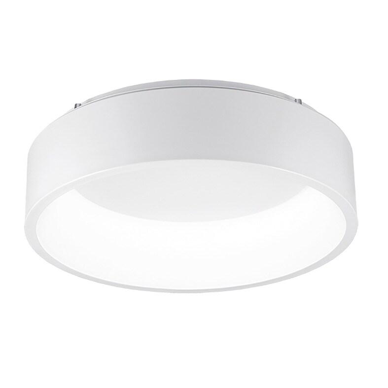 ROSSINI ILLUMINAZIONE Chopin - Plafonnier Led Rond 36W, 3000K, Lumière Chaude, Structure En Métal Blanc, Diffuseur En Méthacrylate, Ip20 - Groupe R_0
