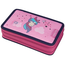 ETUI SCOLAIRE DOUBLE 'UNICORN' - LOT DE 2