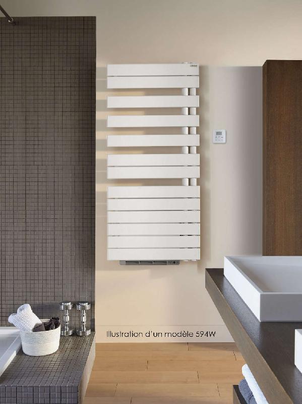 RADIATEUR SÈCHE-SERVIETTES FASSANE SPA+AIR SOUFFLANT ASYMÉTRIQUE 594 W - ACOVA - FR118-055IFS