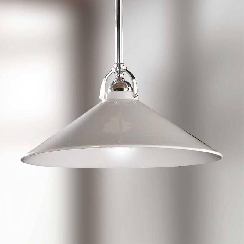 CERAMICHE SUSPENSION BLANCHE GIACOMO ABAT-JOUR CÉRAMIQUE