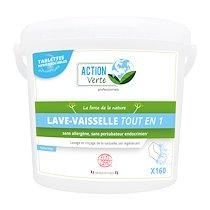 TABLETTES LAVE-VAISSELLE ACTION VERTE PROFESSIONNELS - 160 DOSES