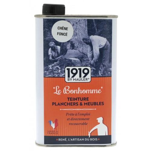 TEINTURE PLANCHERS & MEUBLES – LE BONHOMME - 0,5 LITRE - CHÊNE FONCÉ 1919 BY MAULER