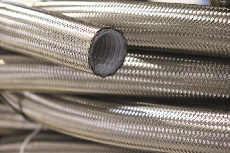 Tuyau de transfert PTFE convoluté TITEF12050012 - 12,7 mm - 110 bar - Température -70°C/+260°C - Métal_0