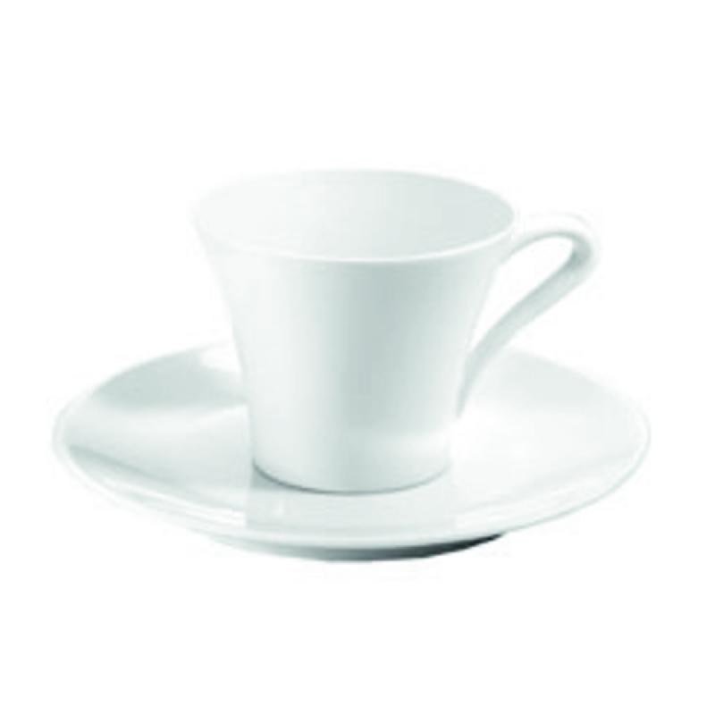 SOUS TASSE À THÉ ROND BLANC PORCELAINE Ø 16,5 CM LOUNA PILLIVUYT