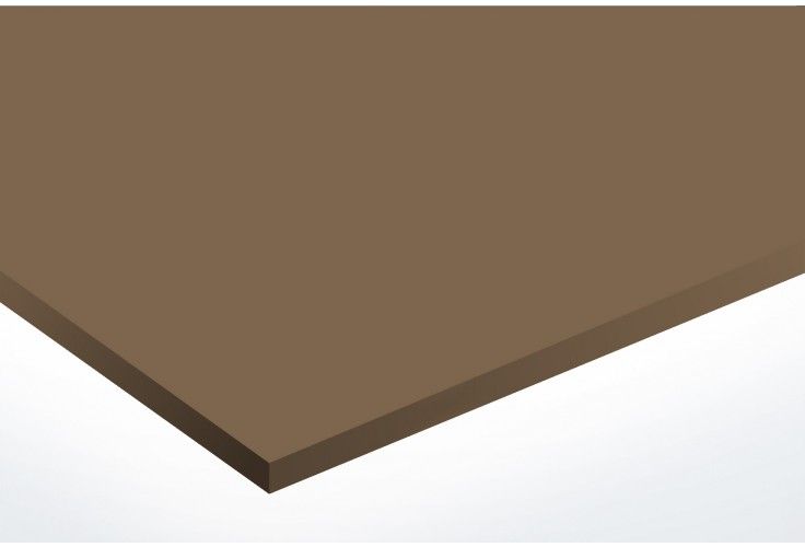 301/20/9397 - Plaque aluminium anodisé mat Bronze clair 2mm - Trotec - Plaque entière 2000 x 1000 mm_0