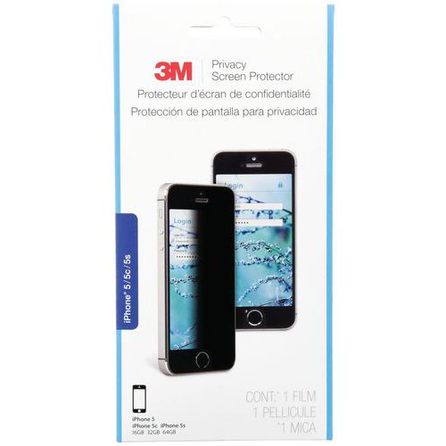 3M 1 FILM DE CONFIDENTIALITÉ POUR APPLE IPHONE 5 À 8+ 3M