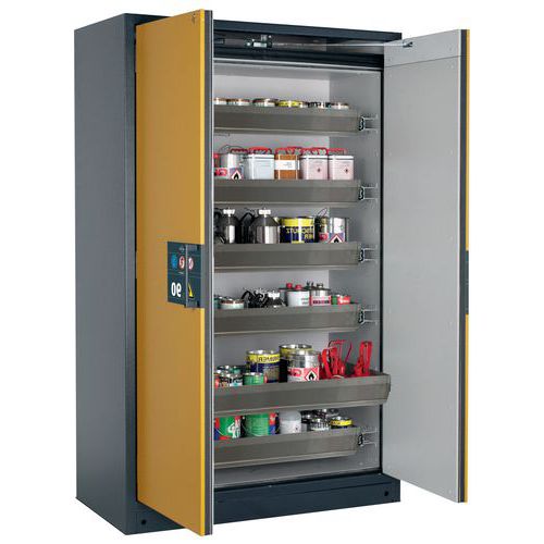 ARMOIRE Q-PEGASUS-90 - 1193MM - ACIER - JAUNE - 6 TIROIRS - ASECOS