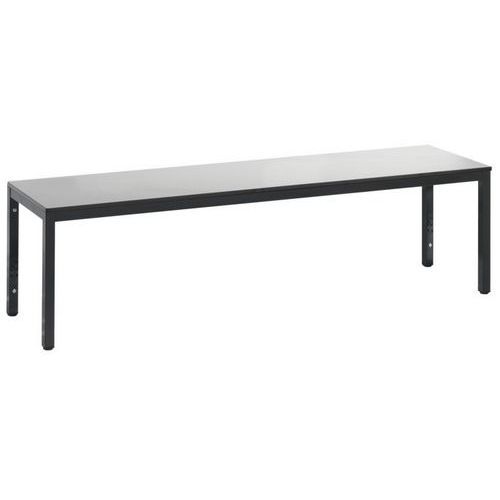BANC BASIC PLUS ARGENT L 1000 MM - CP
