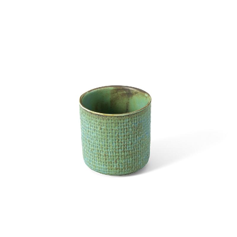 Bazar Bizar Tasse en céramique 7x7x7 cm bleu lagon - Lot de 24 - bleu céramique CNSI002La-MTR24_0