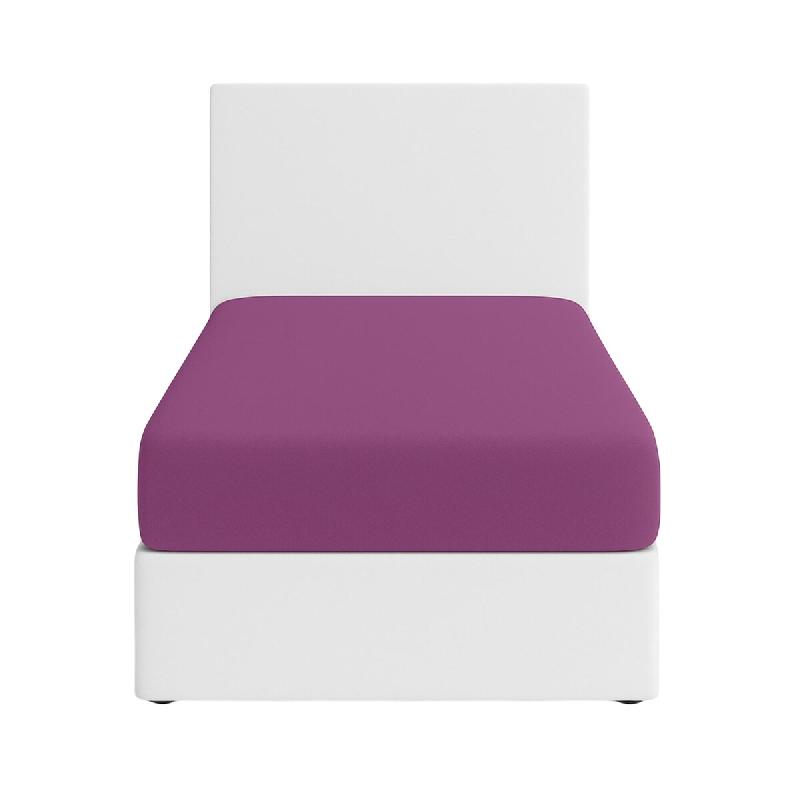 Benetton - Drap-Housse 100/200+30cm Pourpre Rainbow - violet BE716_0
