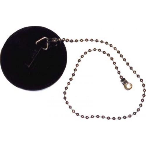 BOUCHON AVEC CHAÎNETTE CHROMÉE 30 CM Ø 55/58 GRIPP