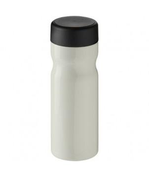 BOUTEILLE H2O ACTIVE ECO BASE 650ML AVEC COUVERCLE VISSÉ NOIR - BOUTEILLES ET GOURDES PUBLICITAIRES