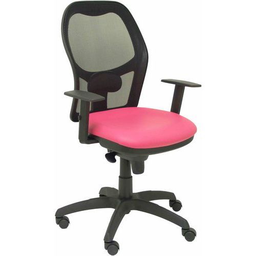 CHAISE JORQUERA SIMILICUIR - ROSE FLUO - PIQUERAS Y CRESPO