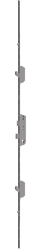 CRÉMONE MULTIPOINTS EUROPA SH/R AXE 55MM ENTRAXE 92MM TÊTIÈRE 16MM CARRÉ 8MM LONGUEUR 2285MM COTE D 1050MM - FERCO - 6-32602-07-0-1