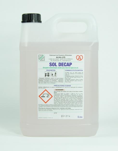 Décapant alcalin SOL DECAP - Nettoyage intensif pour sols, murs et terrasses_0