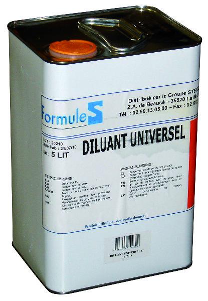 DILUANT UNIVERSEL  LAQUE ANTIROUILLE BIDON 5 LTRES. FORMULE S