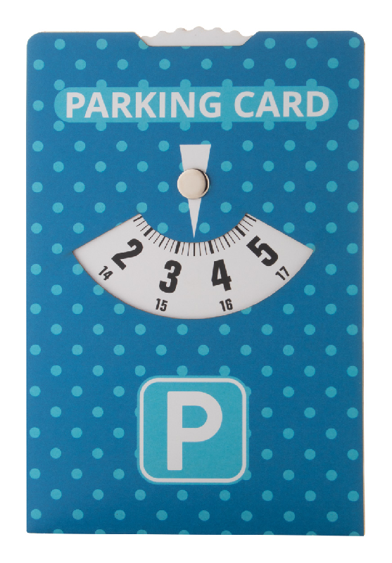 Disque de stationnement en papier plastifié personnalisable - Impression quadri incluse - Minimum 100 pcs_0