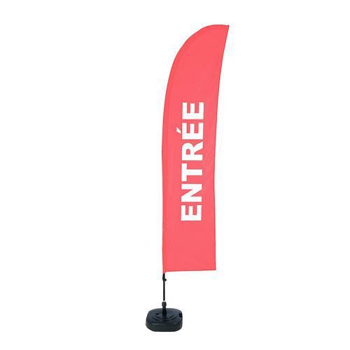 DRAPEAUX ENSEMBLE COMPLET ENTRÉE ROUGE - SHOWDOWN DISPLAYS