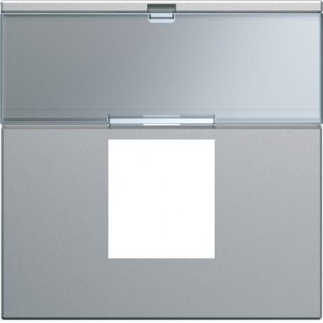 ENJO RJ45 PORTE-ETIQU 2M TITAN - APPAREILLAGE MURAL GALLERY HAGER WXD206T