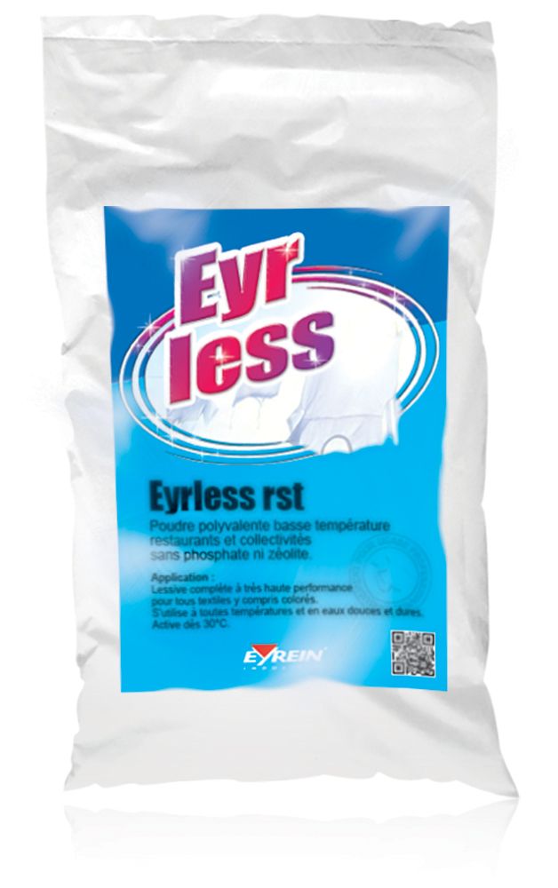 Eyrless RST - Lessive spéciale hôtels, restaurants et collectivités - Sac 15kg - Réf. A05569_0