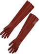 Gants de protection chimique en PVC - 580 mm - Simple enduction - Coloris rouge - Traitement Sanitized®_0