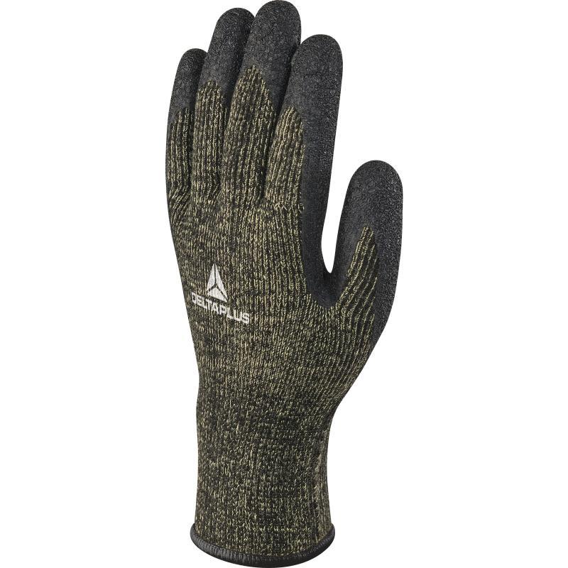 Gant tricot polycoton/para-aramide - paume enduite latex naturel - réf. VV731 - protection coupure B_0