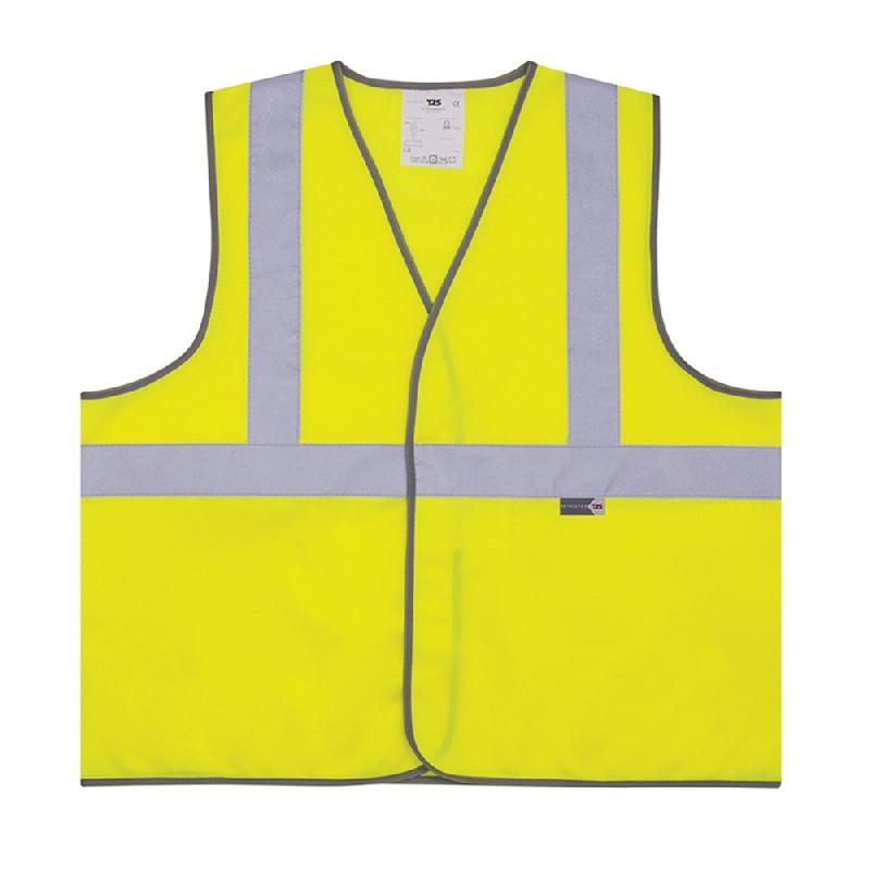 GILET DE SIGNALISATION 3 BANDES JAUNE XL