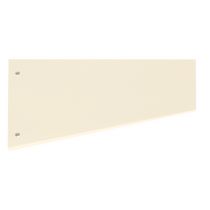 INTERCALAIRE TRAPÈZE NEUTRE L 23 CM CARTON - SAC DE 100 - IVOIRE