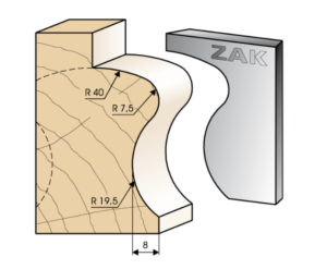 JEU DE 2 FERS ZAK531044 HAUTEUR 50MM