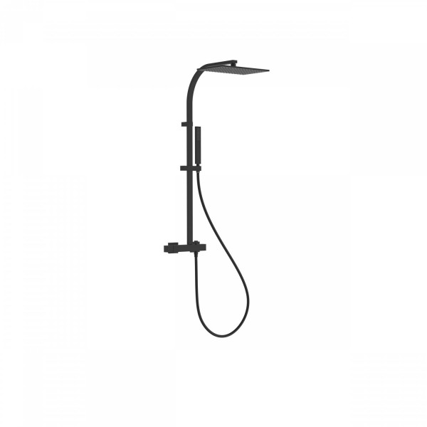 KIT ANTICALCAIRE · DOUCHE FIXE DE 320X220 MM. À ROTULE. · DOUCHETTE ANTICALCAIRE. · FLEXIBLE. - TRES 20219101NM