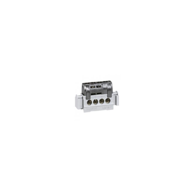 LEGRAND BORNIER DE RÉPARTITION IP2X PHASE 4 CONNEXIONS 1,5 À 16MM² 47MM 004850