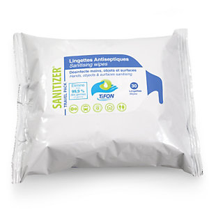 PAQUET DE 30 LINGETTES DÉSINFECTANTES