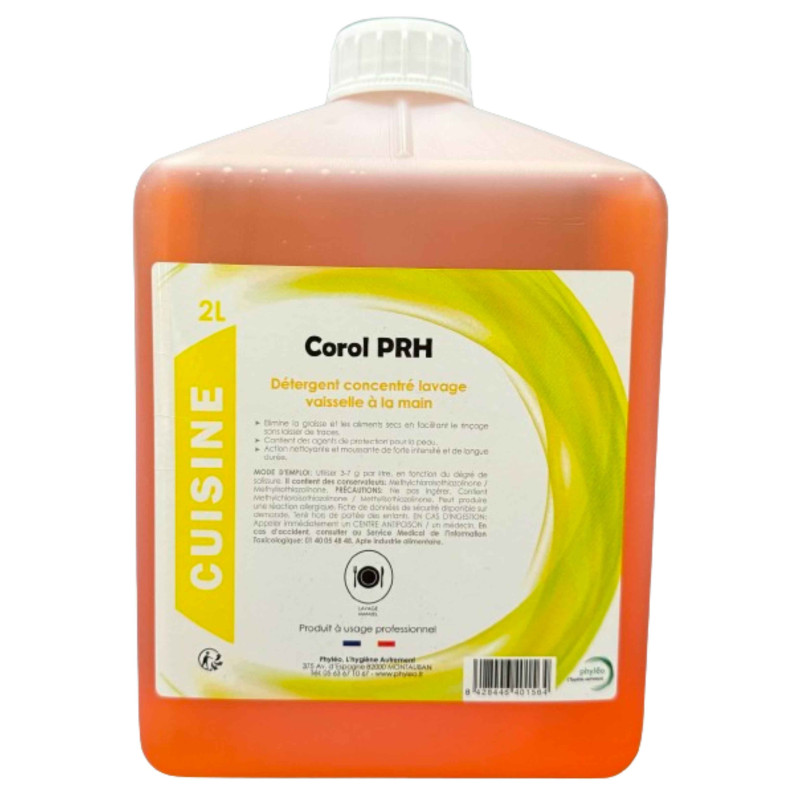 Liquide vaisselle/vitres mains corol prh phyleo bidon de 2l_0