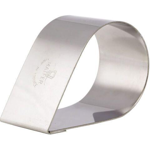 LOT DE 4 NONNETTES INOX LARMES 8X5X4 CM
