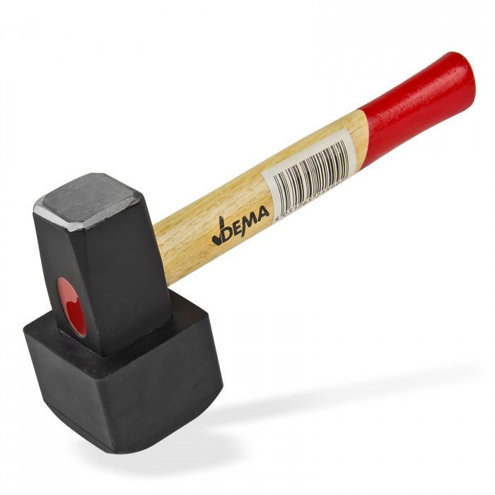 Massette avec embout caoutchouc amovible pour pavés - 1500 g_0