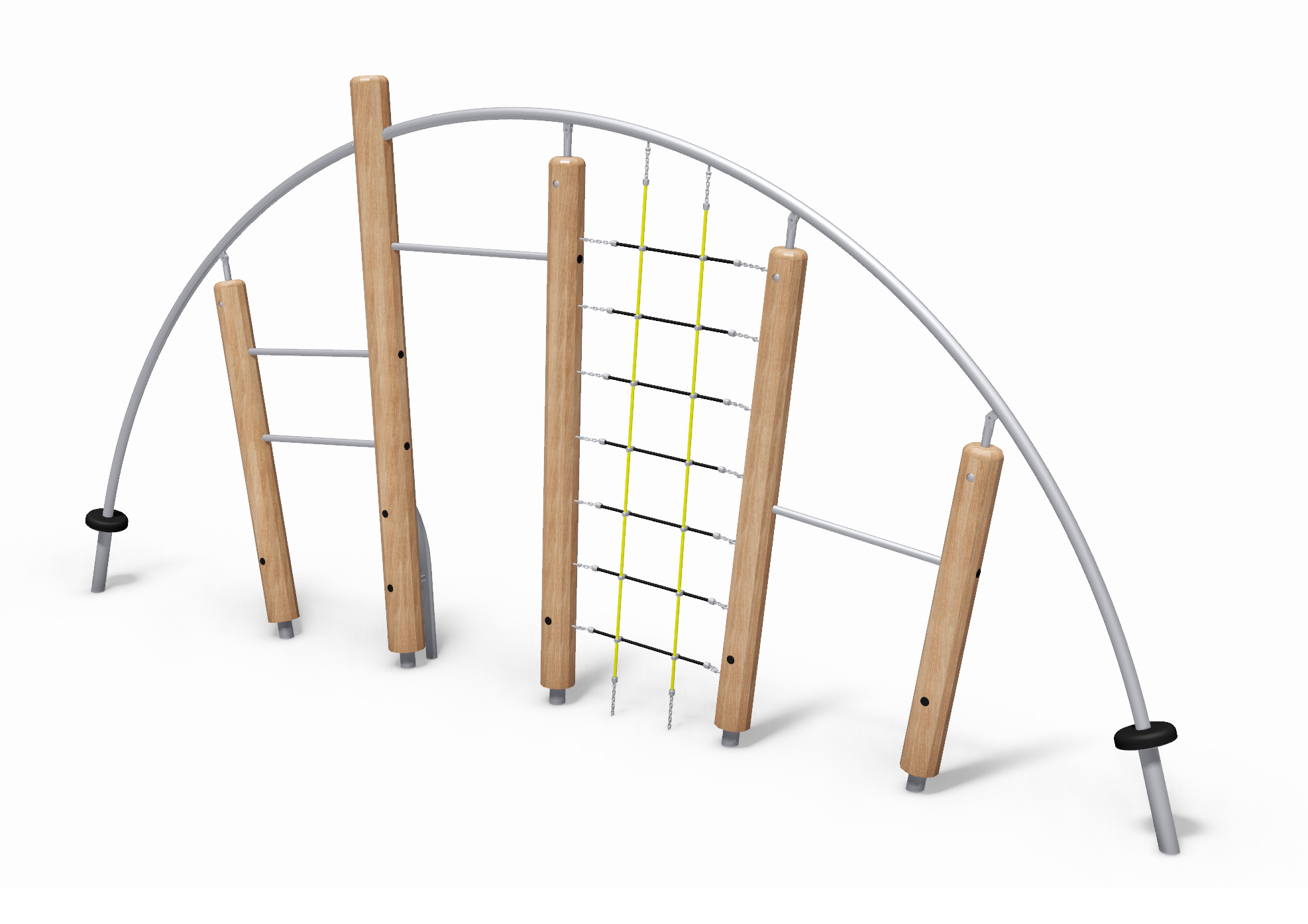 Parcours sportif pour enfants Sun Arc 1 - Réf 8078274 - HAGS - Nature - Scellement béton_0