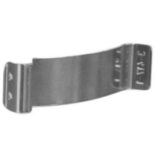 PINCE À ÉTIQUETTE EN MÉTAL ZINGUÉ ARGENT LARGEUR 19 MM - UTZ