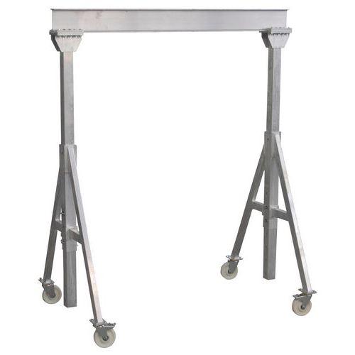 PORTIQUE TELESCOPIQUE F=1500KG HAUTEUR REGLABL E 2595/3440MM