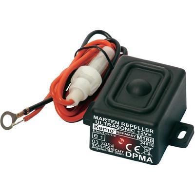 MODULE ANTI-MARTRE KEMO M180 À ULTRASON, ÉCLAIRAGE LED AVEC PROTECTION OPTIQUE, ÉTANCHE 12 V 1 PC(S)