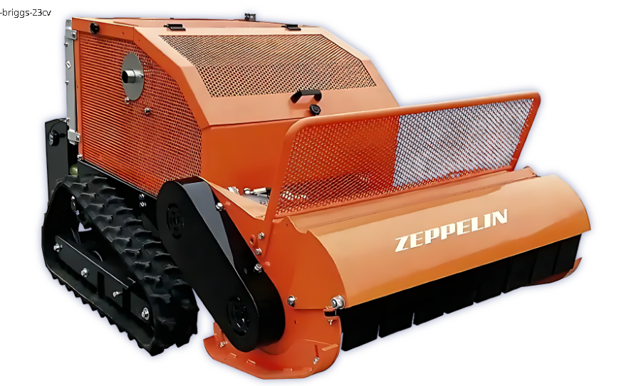 Robot debroussailleur à chenilles - Télécommandée à fléaux - Avec moteur Briggs et Stratton 627cc 23CV_0