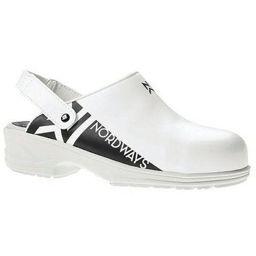 SABOT DE SÉCURITÉ EN CUIR COLORIS BLANC. POINTURE 43 - NORDWAYS