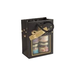 Sac Small M.Lupin III kraft brun poignées papier 11,4+6,4x14,6cm par 240 - 3700481692639_0